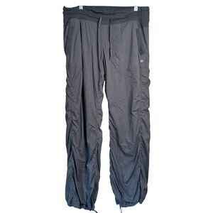 Lululemon Dance Studio Pants Joggers Lined Women 10 Inseam 32” Coal Gray A14